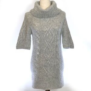 Old Navy Gray Cowl Neck Tunic Sweater Small